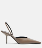Victoria Beckham Sloan leather slingback pumps