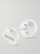 Hugo Boss - Stainless Steel and Enamel Cufflinks