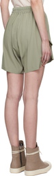 Rick Owens Green Hollywood Boxers Shorts
