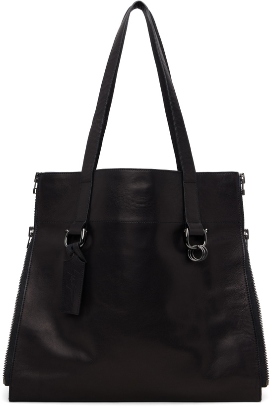 Photo: YOHJI YAMAMOTO Black Zipper Tote