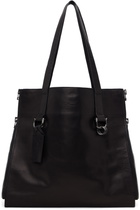 YOHJI YAMAMOTO Black Zipper Tote