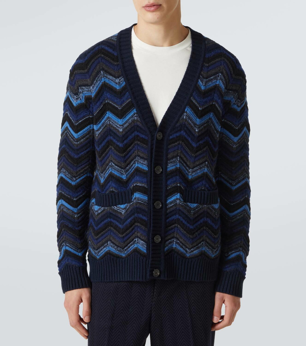 Missoni Zigzag wool-blend cardigan