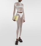 Jean Paul Gaultier Mesh crop top