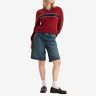 House Of Sunny Women's Joey Knit Top in Cherry