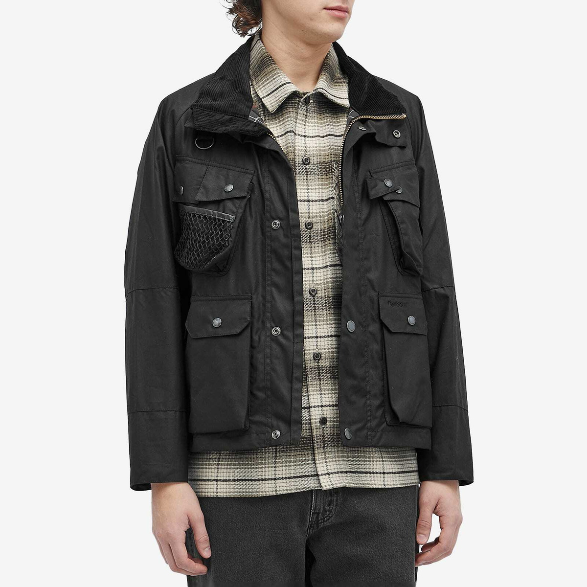 Jacket Black Barbour Dry Fly Wax Jacket Black Leather Biker Jacket