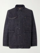 RRL - Corduroy-Trimmed Denim Jacket - Black