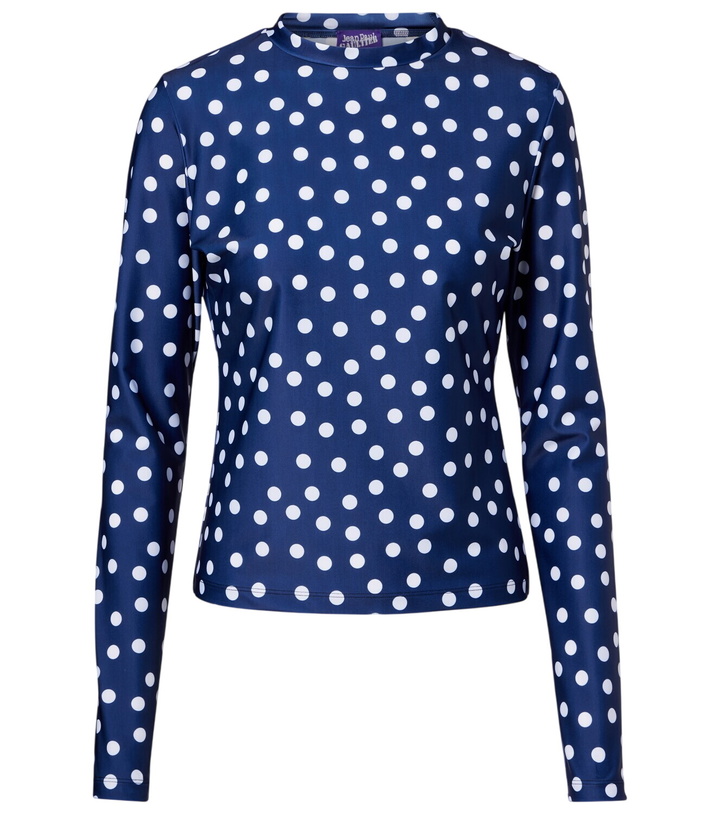 Photo: Jean Paul Gaultier Polka-dot jersey top