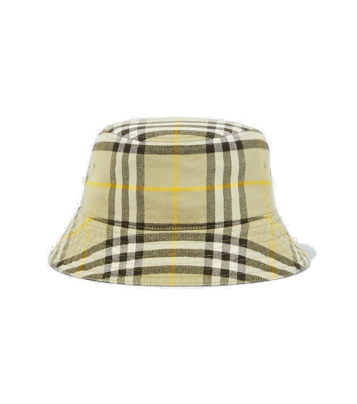 Photo: Burberry Burberry Check cotton bucket hat