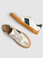 TOD'S Suede & Leather Low Top Sneakers