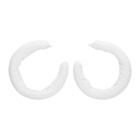 MM6 Maison Margiela White Padded Hoop Earrings