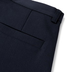 Séfr - Navy Harvey Cotton-Blend Trousers - Blue