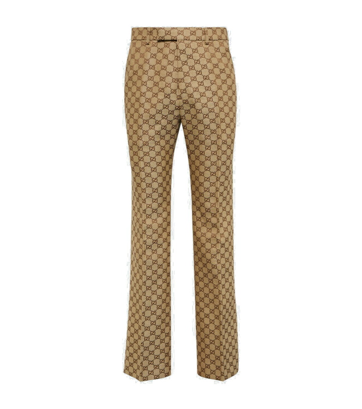 Photo: Gucci GG linen-blend pants