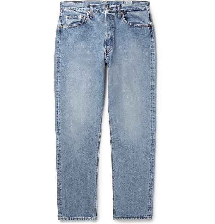 Photo: OrSlow - 105 Standard Denim Jeans - Blue