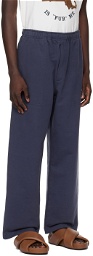 Bode Navy Three-Pocket Sweatpants