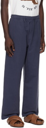Bode Navy Three-Pocket Sweatpants