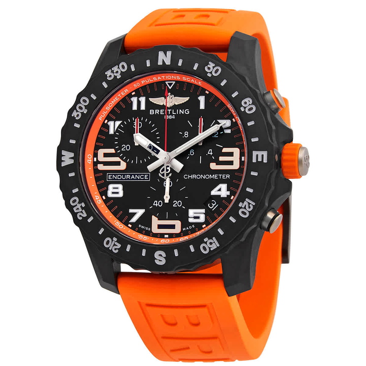 Photo: Breitling Endurance Pro Chronograph Quartz Black Dial Mens Watch X82310A51B1S1