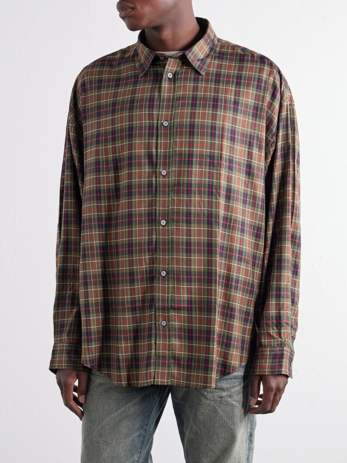 Acne Studios - Checked Flannel Shirt - Multi