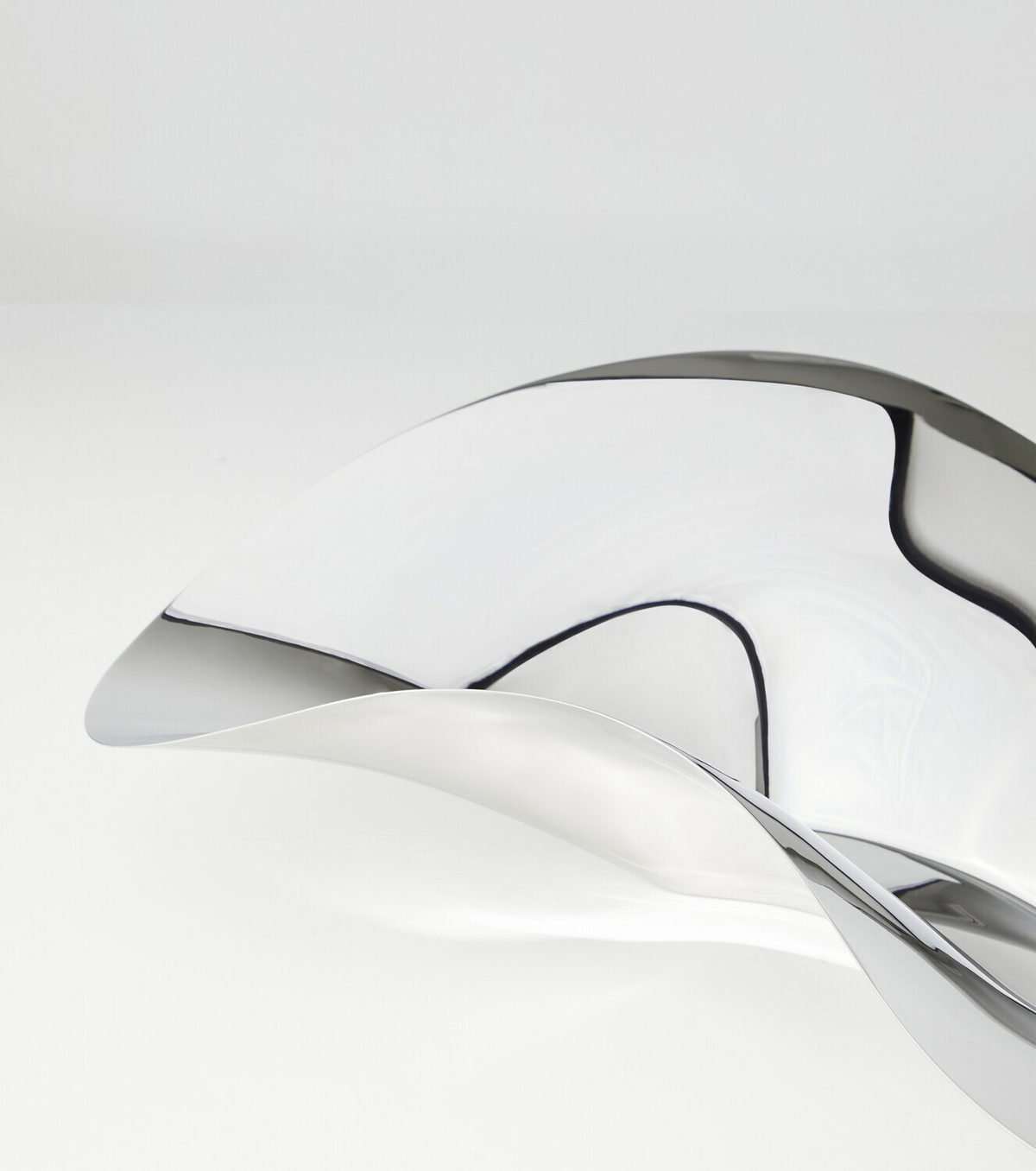Georg Jensen Indulgence stainless silver decorative tray by Helle Damkjær