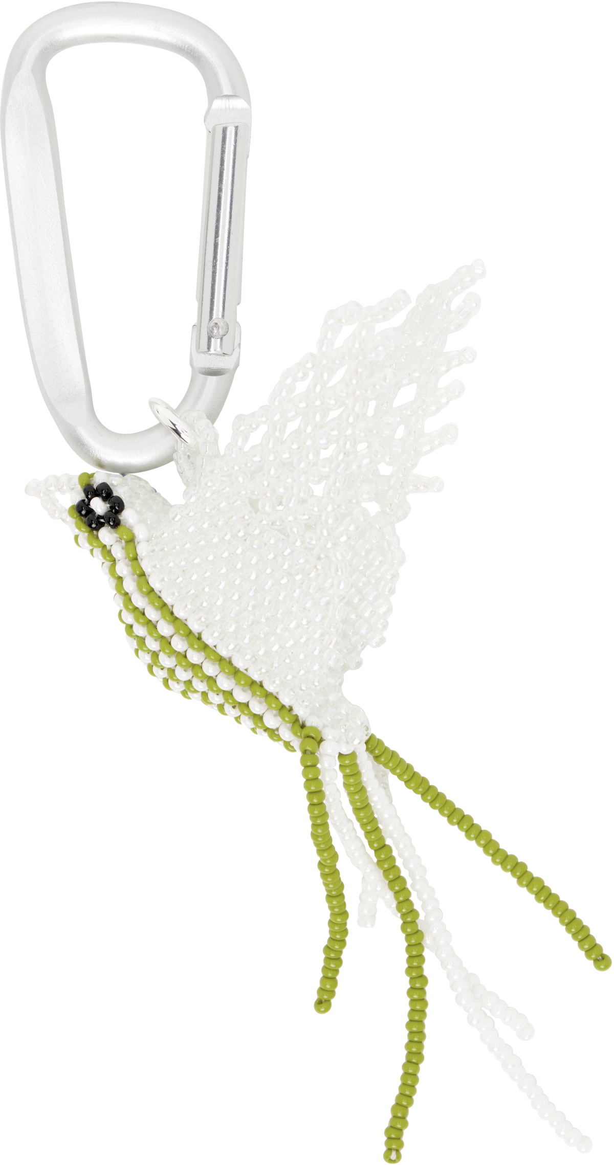 Pura Utz Silver Pajaro Carabiner Keychain