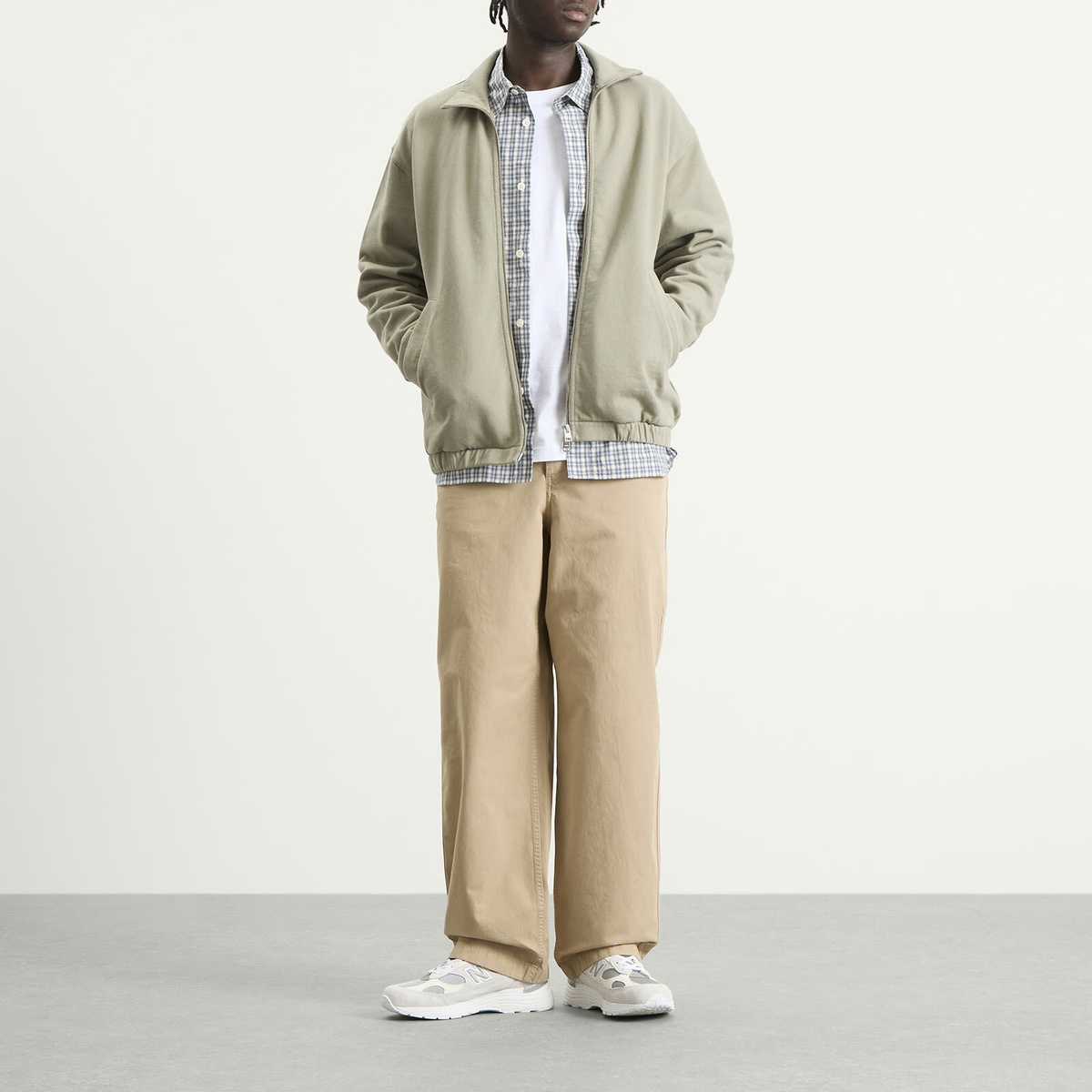 Norse Projects Men's Hornidal Relaxed Track Jacket in Vetiver