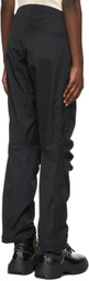 GR10K Black Polyester Trousers