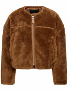 ENTIRE STUDIOS - Faux Fur Zip-up Overcoat