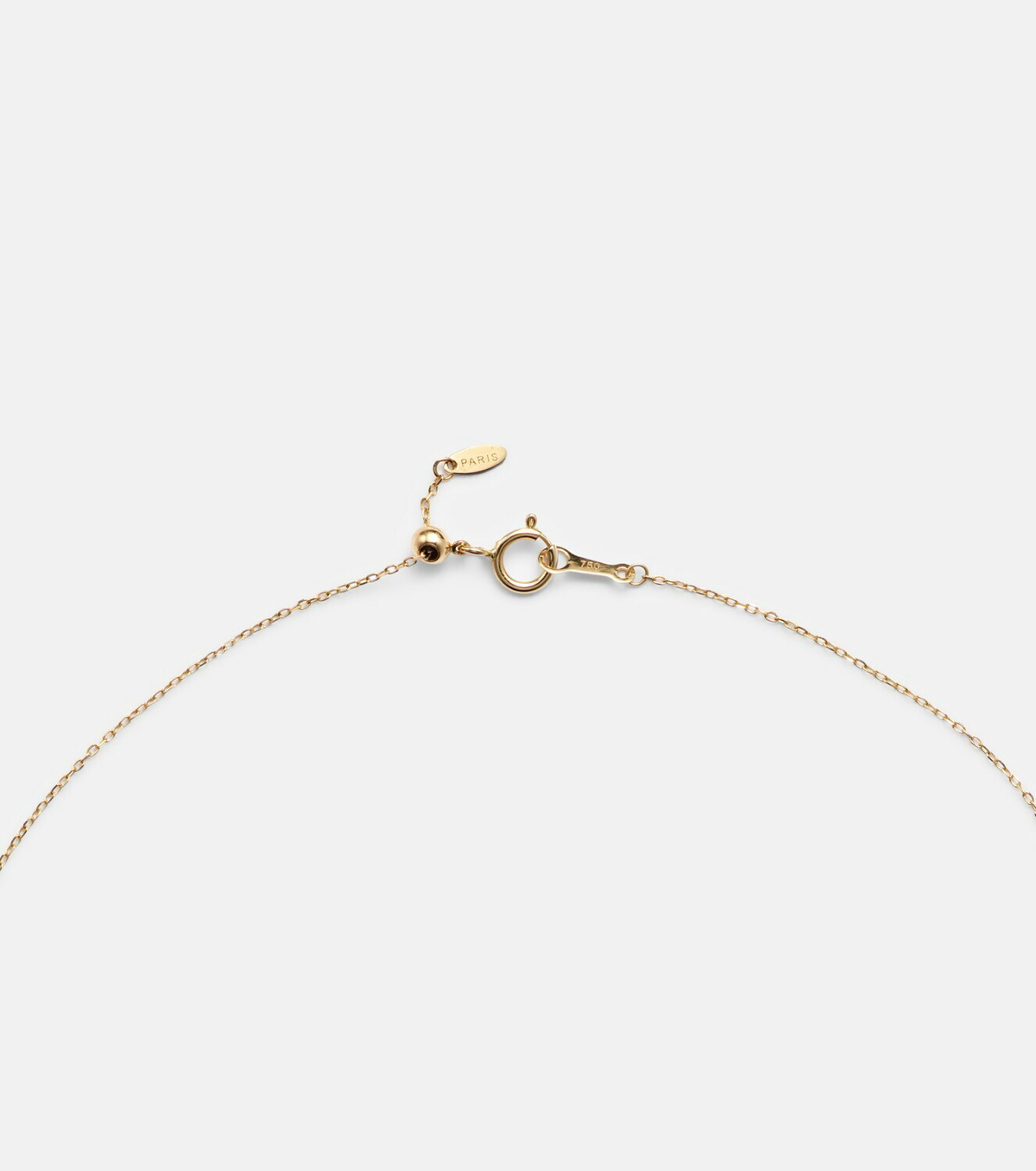 Persée Lucky Charm Horseshoe 18kt gold necklace with diamonds