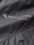 Klättermusen - Ansur Logo-Print Organic Cotton-Ripstop Jacket - Black