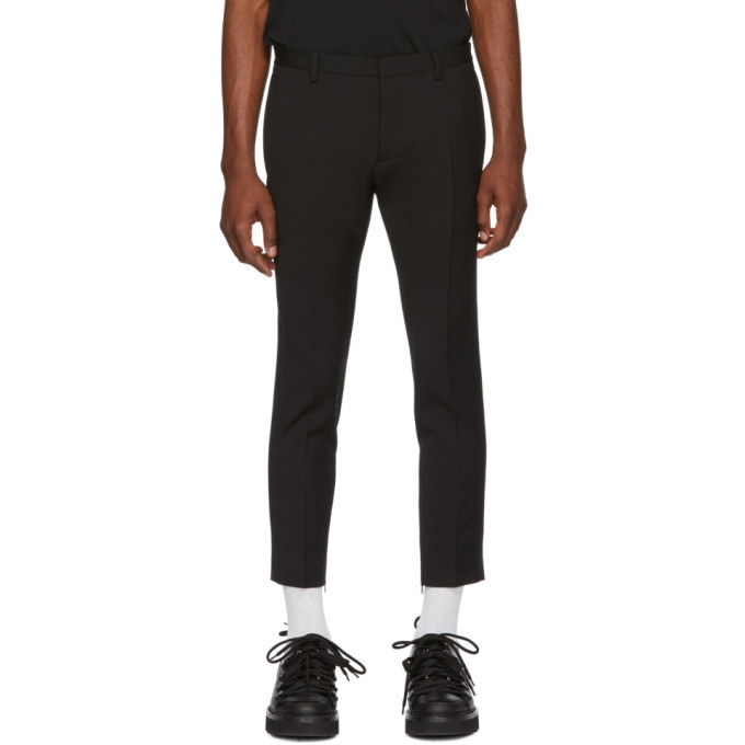 Photo: Dsquared2 Black Skinny Dan Fit Trousers