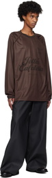 Han Kjobenhavn Burgundy Logo Football LS T-shirt