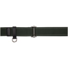 Marni Reversible Black and Green Webbing Belt