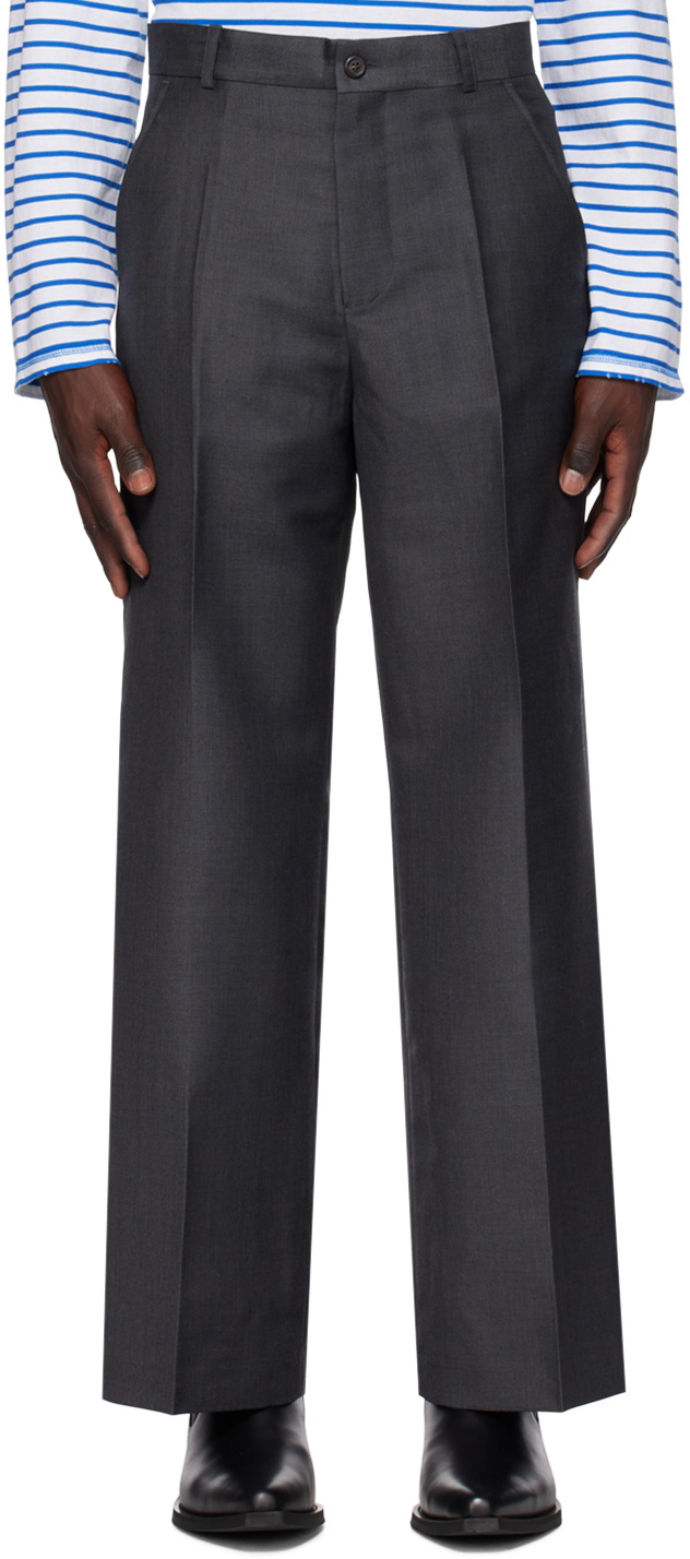 Our Legacy Gray Tuxedo Trousers Our Legacy