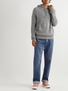 Polo Ralph Lauren - Waffle-Knit Cashmere Hoodie - Gray