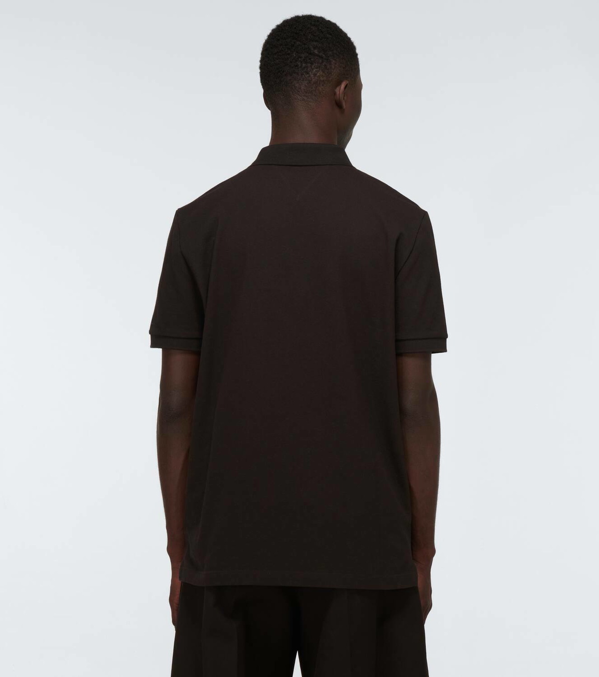 Bottega Veneta Short-sleeved cotton piqué polo