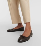 Manolo Blahnik Veralli leather ballet flats