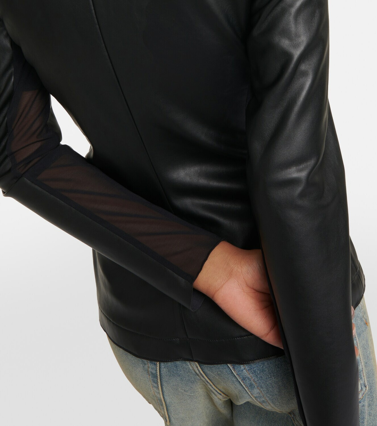 Wolford Jenna faux leather blazer