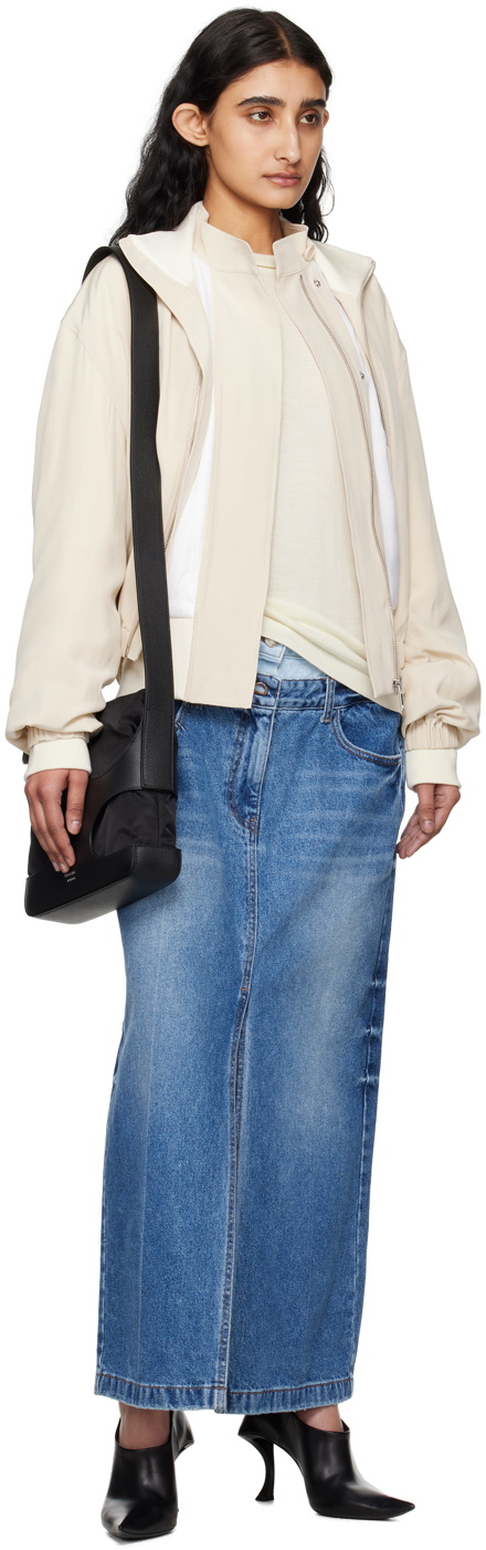 Helmut Lang Off-White Bomber Jacket Set