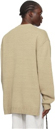 Craig Green Beige Crewneck Sweater