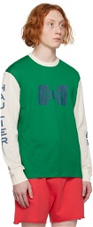 Haulier Green & Off-White Canyon Long Sleeve T-Shirt