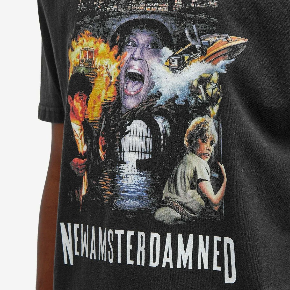 New Amsterdam Surf Association Men's Amsterdamed T-Shirt in Black