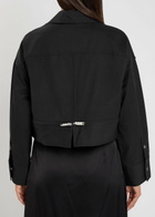 3.1 Phillip Lim Cropped Cotton-blend Jacket Black