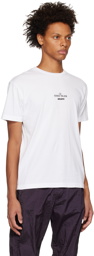 Stone Island White Graphic T-Shirt