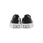 McQ Alexander McQueen Black and White Swallow Orbyt Slip-On Sneakers