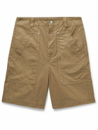 Isabel Marant - Straight-Leg Cotton Shorts - Brown