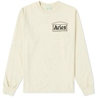 Aries Men's Long Sleeve Temple T-Shirt in Alabaster