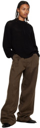 Factor's Black Drawstring Sweater
