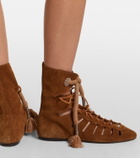 Isabel Marant Liade suede lace-up ankle boots