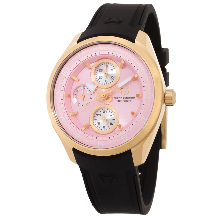 Photo: Technomarine Ocean Quartz Pink Dial Ladies Watch TM-318133