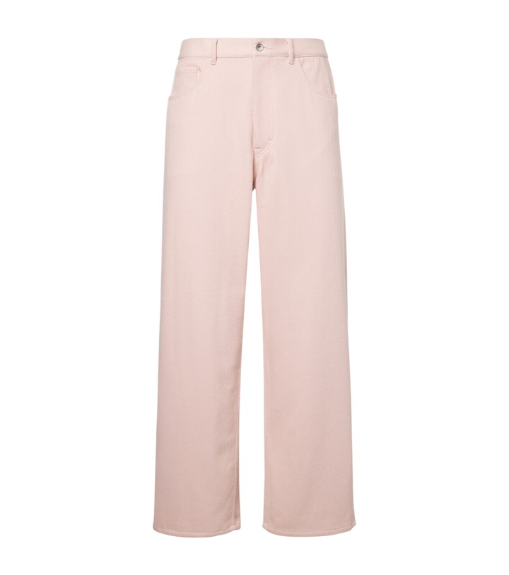 Photo: Auralee Silk denim wide-leg pants