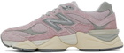New Balance Pink & Grey 9060 Sneakers